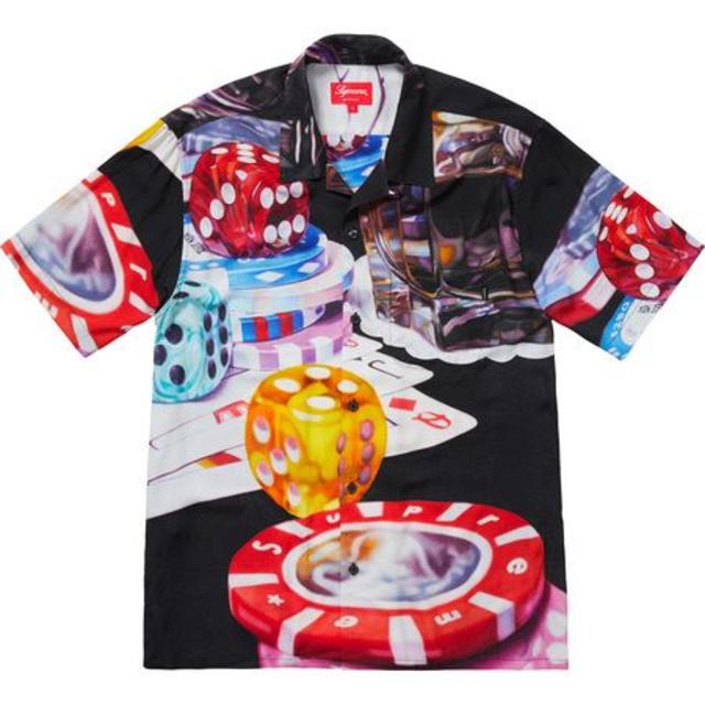 カラーBlack最安値 Supreme Casino Rayon Shirt black XL