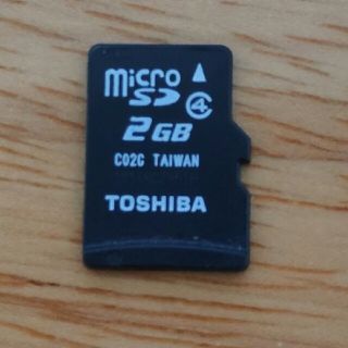 トウシバ(東芝)の東芝 microsdカード 2gb  (その他)