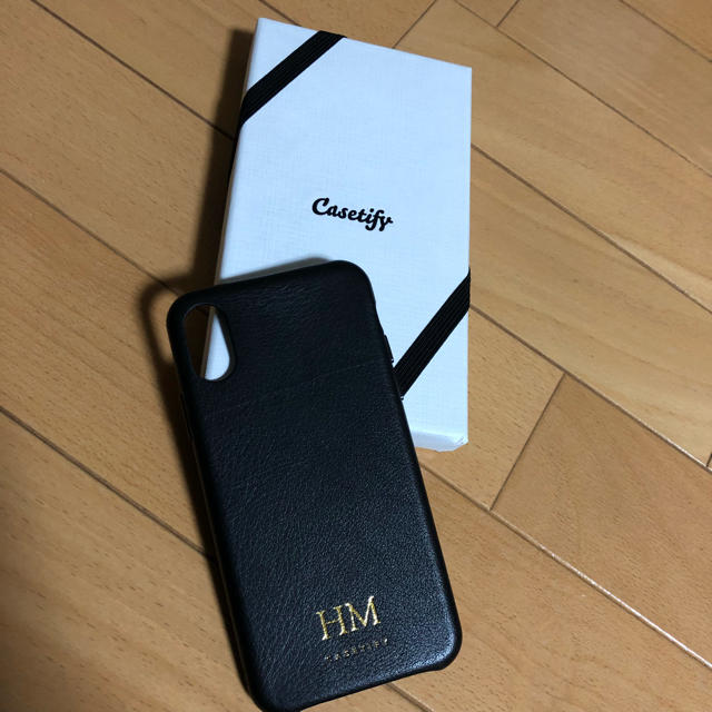 新品未使用 casetify iPhone Xs レザースナップケース カバーの通販 by mimimi｜ラクマ