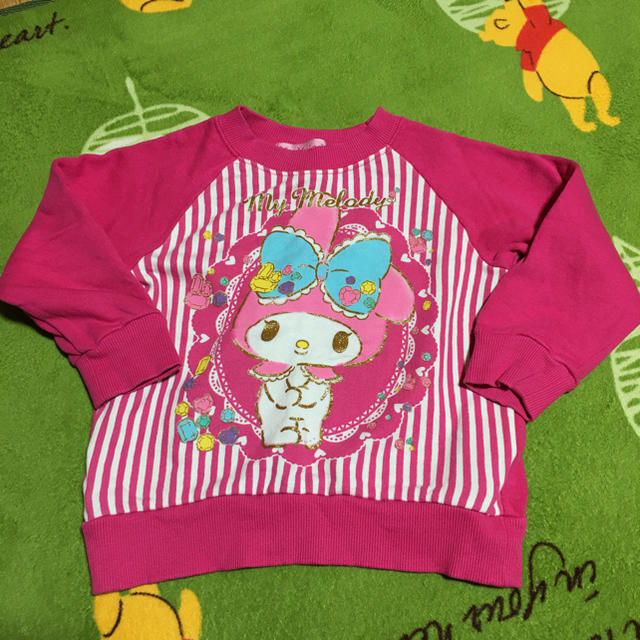 しまむら(シマムラ)のマイメロディ トレーナー キッズ/ベビー/マタニティのキッズ服女の子用(90cm~)(その他)の商品写真