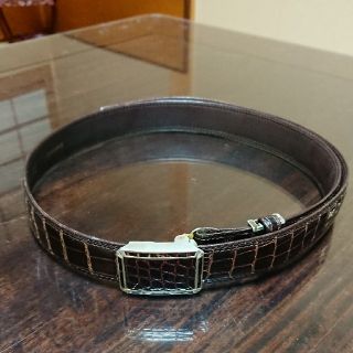 クロコダイル(Crocodile)のまさと様専用です。お値下げしました。クロコダイルベルト(ベルト)