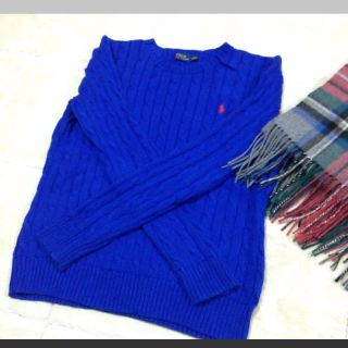 ポロラルフローレン(POLO RALPH LAUREN)の美品 ラルフローレン  ケーブルニット(ニット/セーター)