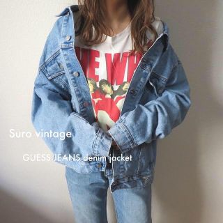 ゲス(GUESS)の90s GUESS JEANS ゲス デニムジャケット USA製 vintage(Gジャン/デニムジャケット)