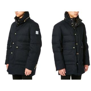 モンクレール(MONCLER)の16-17AW国内正規新品モンクレールガムブルー最高級ラムファーダウンジャケット(ダウンジャケット)