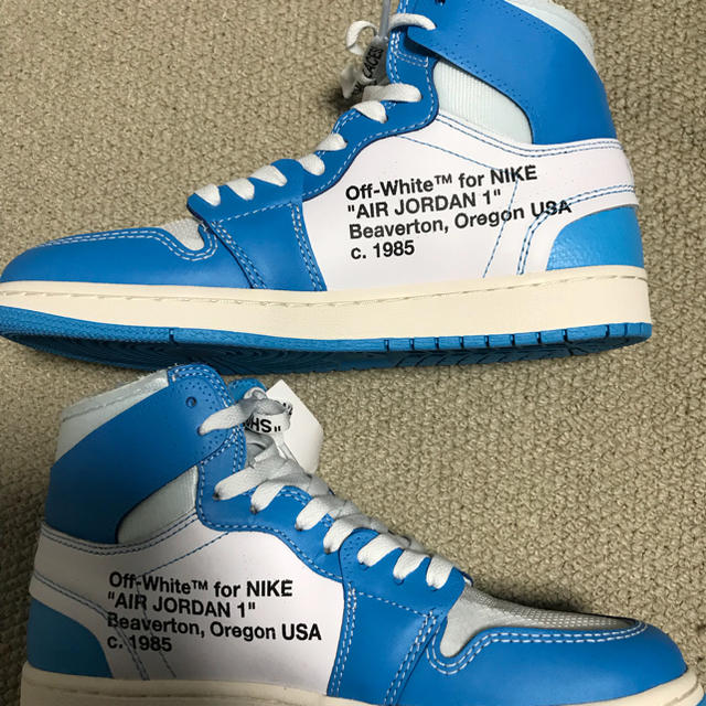 NIKE(ナイキ)のAIR JORDAN 1 OFFWHITE ＵＮＣ メンズの靴/シューズ(スニーカー)の商品写真