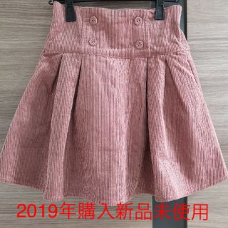 エムシーシスター(Mc Sister)の新品未使用子供服☆mc sister コーデュロイスカート 160 　ピンク(スカート)