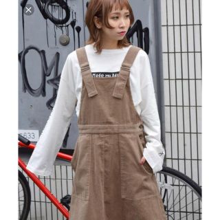 ダブルクローゼット(w closet)のコーデュロイロングジャンスカ(ひざ丈ワンピース)