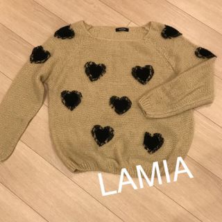 ラミア(LAMIA)の最終価格！！LAMIA  ハートセーター♡(ニット/セーター)