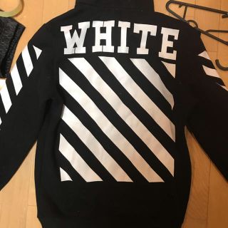 オフホワイト(OFF-WHITE)のoff-white パーカー フード(パーカー)