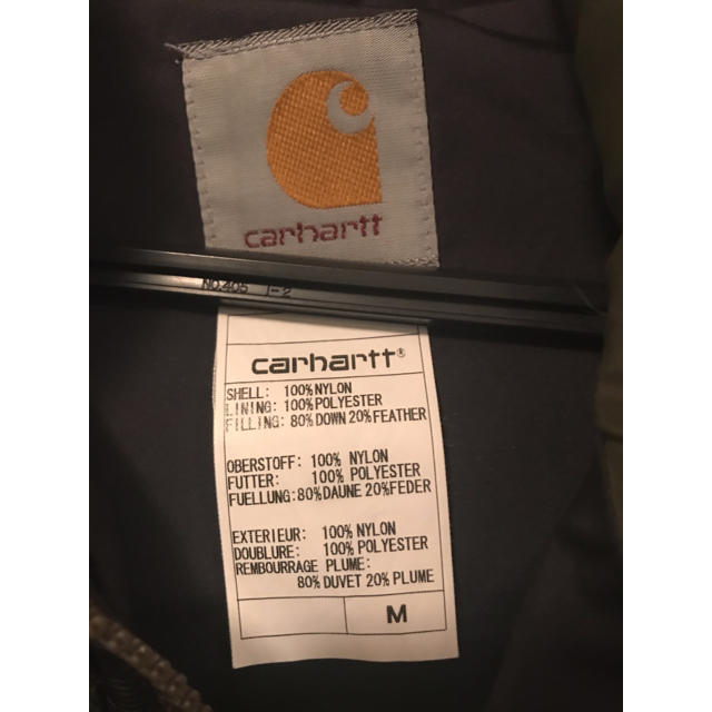 carhartt(カーハート)のcarhartt ダウンジャケット メンズのジャケット/アウター(ダウンジャケット)の商品写真