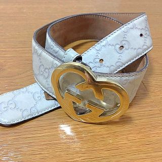 GUCCI レディース ベルト 白 新品未使用 | 白球❤︎様専用 GUCCI