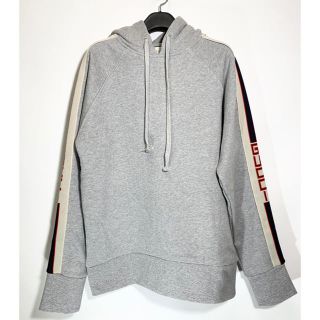 グッチ パーカー(メンズ)(ストライプ)の通販 13点 | Gucciのメンズを 正規品の販売 GUCCI パーカー グレー パーカー