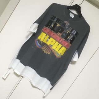 バレンシアガ(Balenciaga)のSサイズ vetements 転写プリントTシャツ(Tシャツ/カットソー(半袖/袖なし))