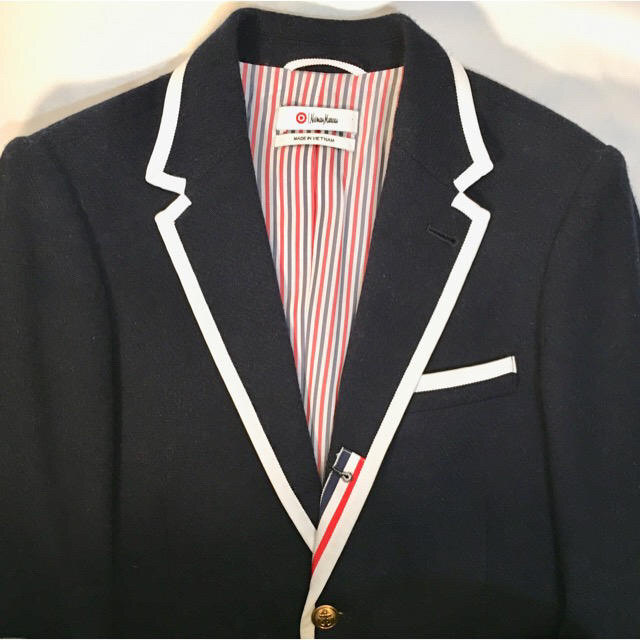 ????未使用????THOM BROWNE. 金ボタン ネイビー ブレザー