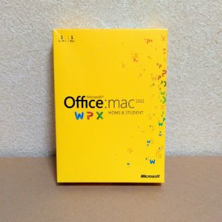 マイクロソフト(Microsoft)の値下げしましたoffice for mac 2011(コンピュータ/IT)