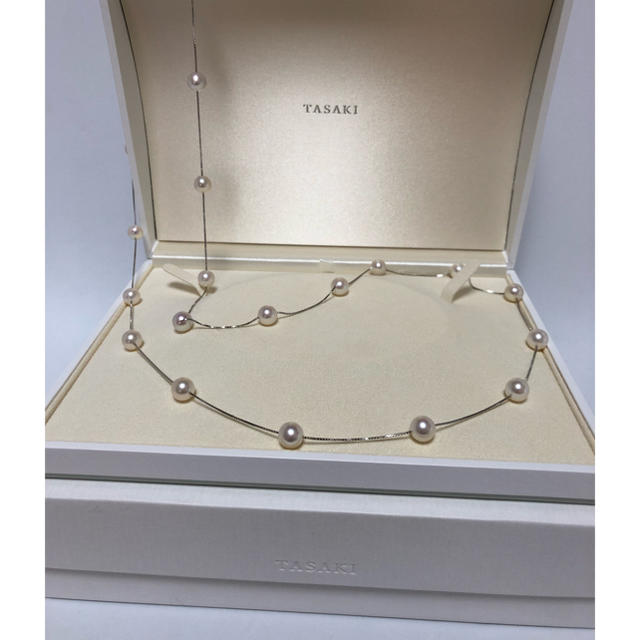 激安正規品 TASAKI - タサキ 8~9mm ステーションパールネックレス