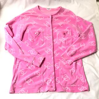 CHANEL - 美品☆CHANEL レア物 ココマーク ベロア カーディガン