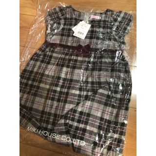 ミキハウス(mikihouse)の半額以下♡110♡新品♡ワンピース♡ミキハウス(ワンピース)