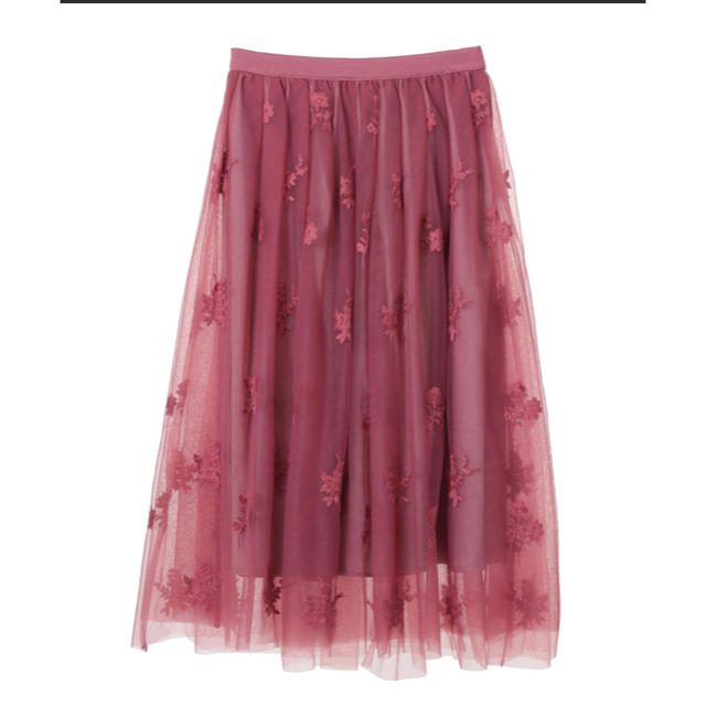 31 Sons de mode(トランテアンソンドゥモード)の未使用♡チュール刺繍スカート レディースのスカート(ひざ丈スカート)の商品写真