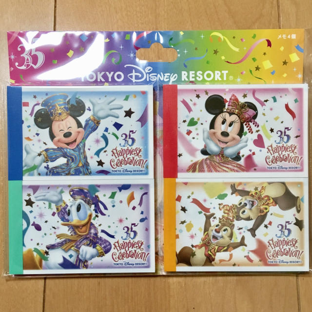 Disney(ディズニー)の東京ディズニーリゾート35周年グランドフィナーレ メモセット インテリア/住まい/日用品の文房具(ノート/メモ帳/ふせん)の商品写真