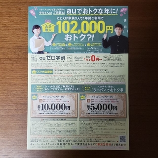 ケーブルテレビ au最大10000円キャッシュバッククーポン 3回線可能(ショッピング)