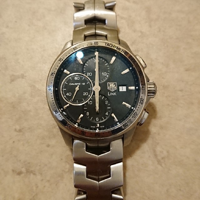 TAG Heuer(タグホイヤー)のTAG Heuer リンク クロノグラフ メンズの時計(腕時計(アナログ))の商品写真