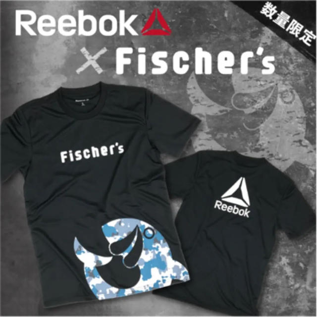 reebok×fischer's フィッシャーズ tシャツ