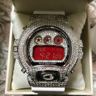 ジーショック(G-SHOCK)の⭐️Gショックカスタム シルバー925 美品 DW 6900  ⭐️専用出品⭐️(腕時計(デジタル))