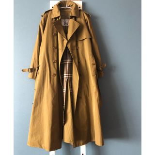 バーバリー(BURBERRY)のBurberryプローサム白タグ ウールライナー付き茶系カーキトレンチコート(トレンチコート)