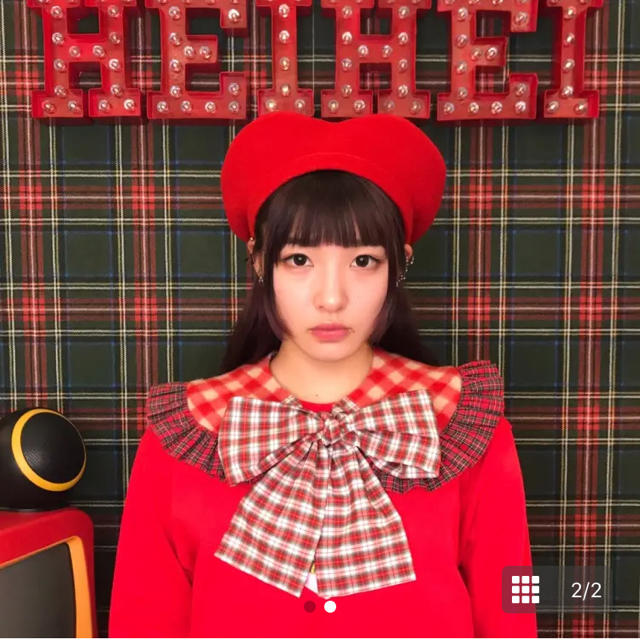 ポンパドー ビター HEIHEI きせかえドールコレクション 付け襟 レッド