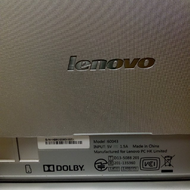 Lenovo(レノボ)の美品レノボlenovoタブレット スマホ/家電/カメラのPC/タブレット(タブレット)の商品写真