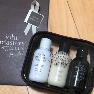 ジョンマスターオーガニック(John Masters Organics)の（新品）ジョンマスター クリアポーチ入トライアルセット(シャンプー)