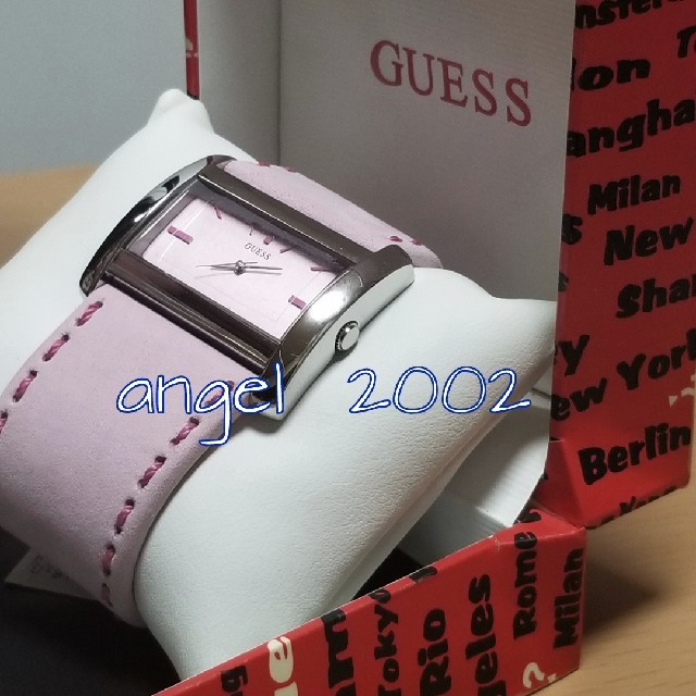 100%新品新品 GUESS 腕時計 ピンクの通販 by angel's shop|ゲスならラクマ - 新品未使用 GUESS 大得価正規品