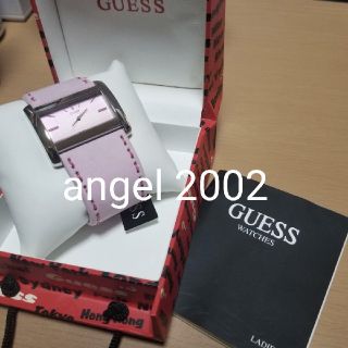 ゲス(GUESS)の新品未使用　GUESS　腕時計　ピンク(腕時計)