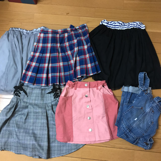 JENNI(ジェニィ)の子供服 まとめ売り サイズ150〜 キッズ/ベビー/マタニティのキッズ服女の子用(90cm~)(スカート)の商品写真