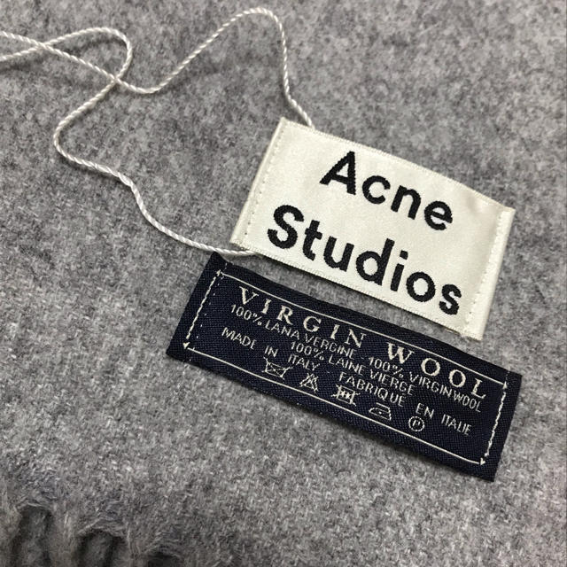 Acne Studios ストール 旧タグ ライトグレー