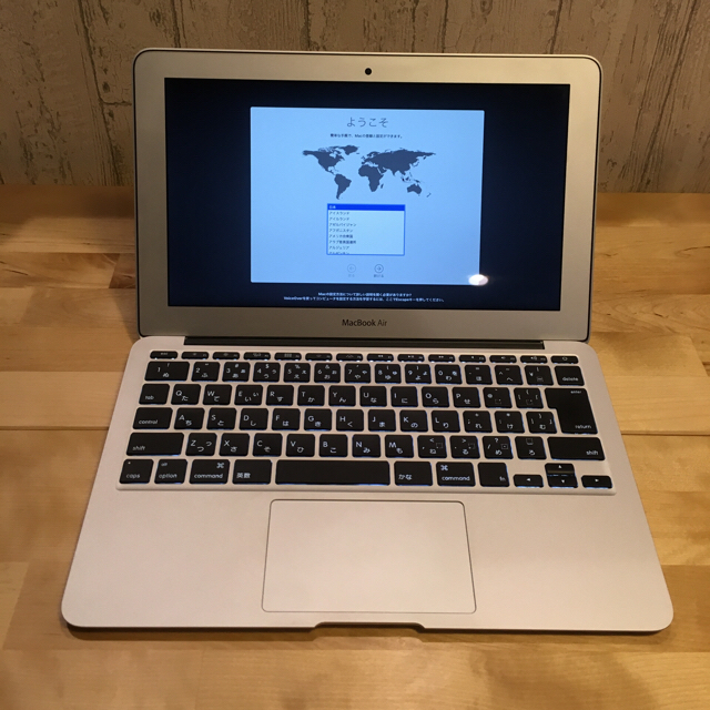 225回SSD容量MacBook Air (11-inch, Mid 2013)