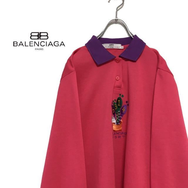 BALENCIAGA バレンシアガ 90s デザイン ポロシャツ