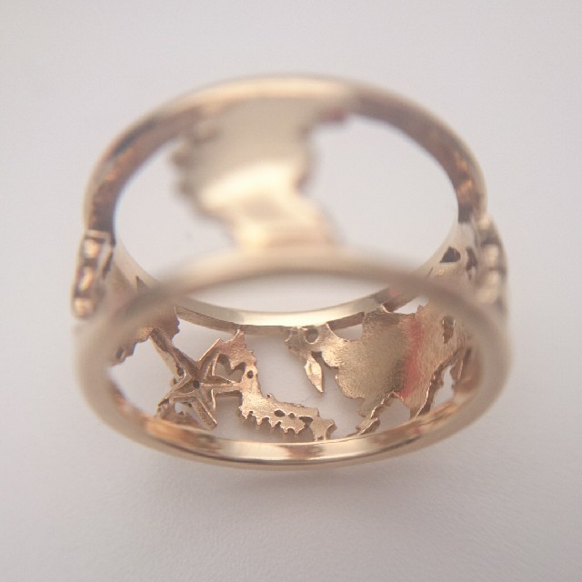 STAR JEWELRY - スタージュエリーK10世界地図リングの通販 by STAR JEWELRY - スタージュエリーK10世界地図リングの通販 by