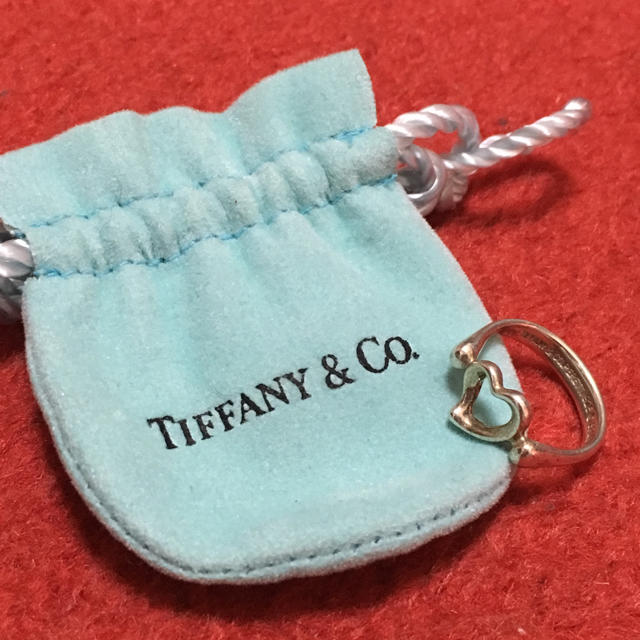 Tiffany & Co.(ティファニー)のティファニー オープンハート リング 7号 レディースのアクセサリー(リング(指輪))の商品写真