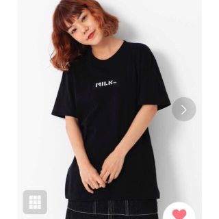 ミルクフェド(MILKFED.)の黒ロゴtシャツ milkfed 新品未開封(Tシャツ(半袖/袖なし))