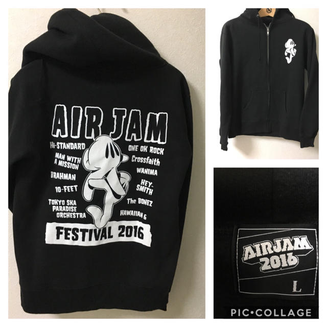 ONE OK ROCK(ワンオクロック)のAIR JAM 2016 エアジャム パーカー  Lサイズ 美品 メンズのトップス(パーカー)の商品写真