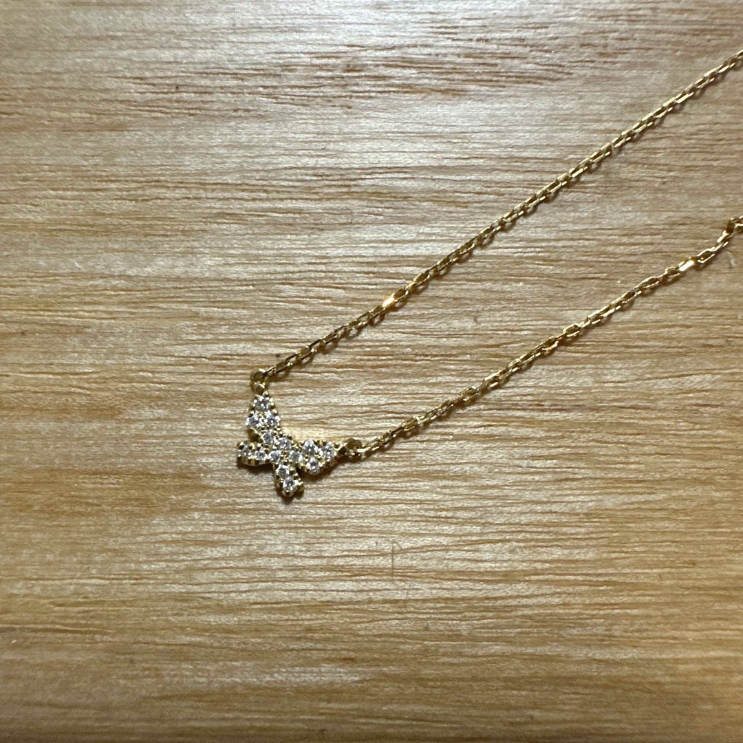 AHKAH - AHKAH バタフライパヴェネックレス❤️の通販 by AHKAH - AHKAH バタフライパヴェネックレス❤️の通販 by