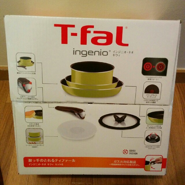 T-fal(ティファール)のT-fal ティファール 6点セット インテリア/住まい/日用品のキッチン/食器(調理道具/製菓道具)の商品写真