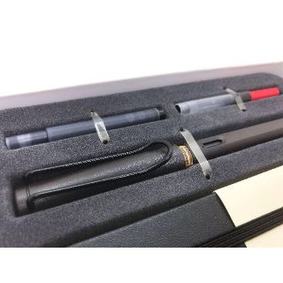 ラミー(LAMY)のLAMY 万年筆 コンバーター赤・黒セット、モレスキンノート(9×14cm)(ペン/マーカー)