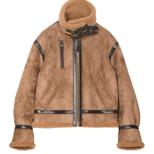 Ameri VINTAGE(アメリヴィンテージ)のCARAMEL FLIGHT JACKET レディースのジャケット/アウター(ムートンコート)の商品写真