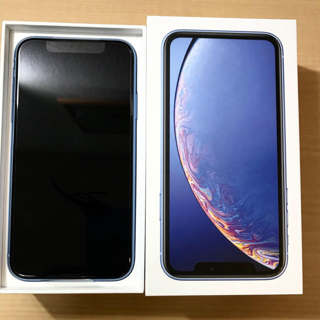 iPhone XR 64GB ブルー 【SIMフリー、新品未使用、匿名配送】