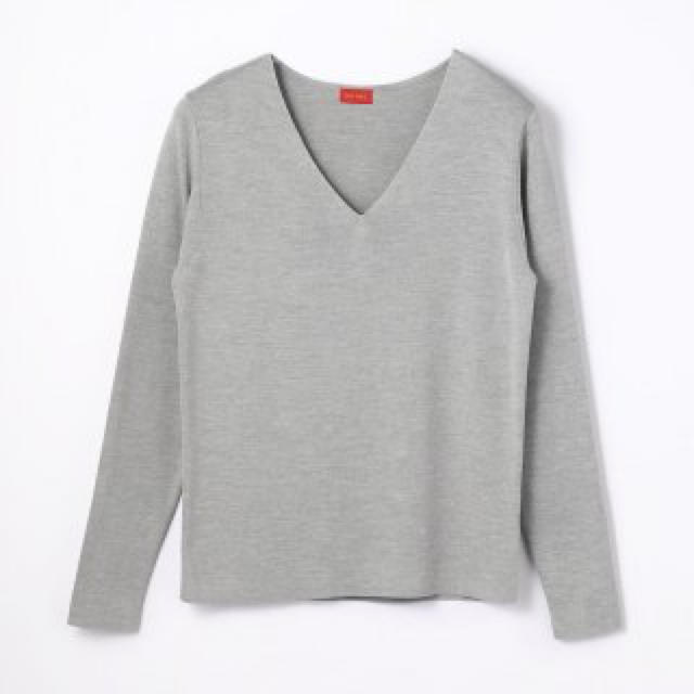 新品 デプレ シルク ニット グレー DES PRES トゥモローランド