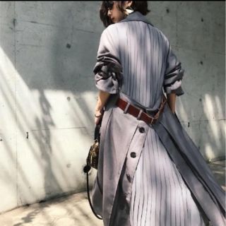 アメリヴィンテージ(Ameri VINTAGE)のAMERI VINTAGE BACK PLEATS LAYERED COAT(ロングコート)