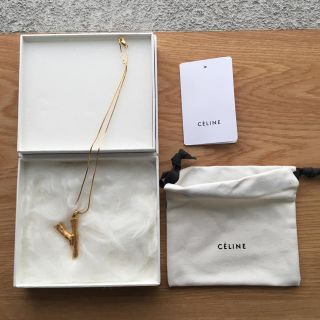 セリーヌ(celine)の<専用>CELINE イニシャルチャームネックレス ラージ(ネックレス)